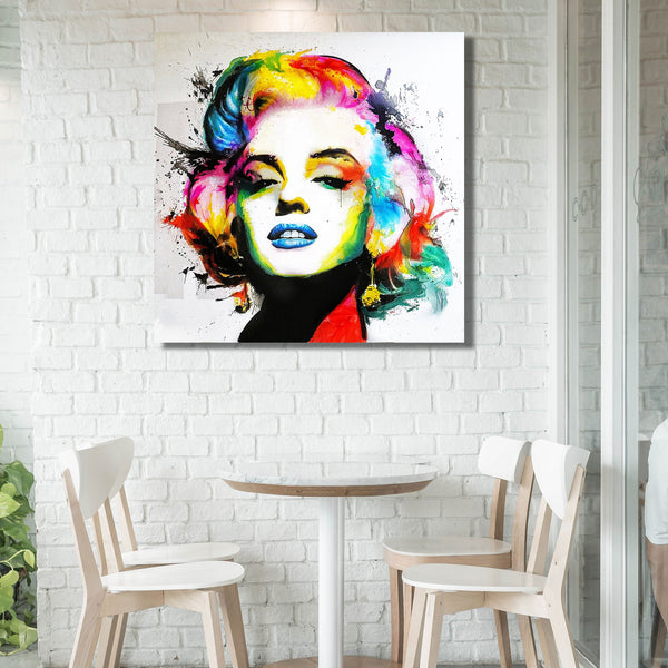 Marilyn Monroe, Abstract Multi-color Portrait