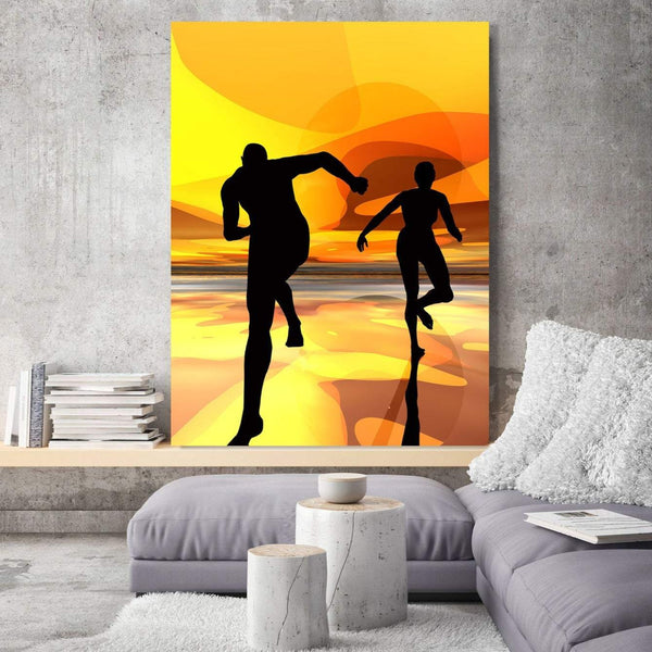 Dancing On A Beach, Digital Art