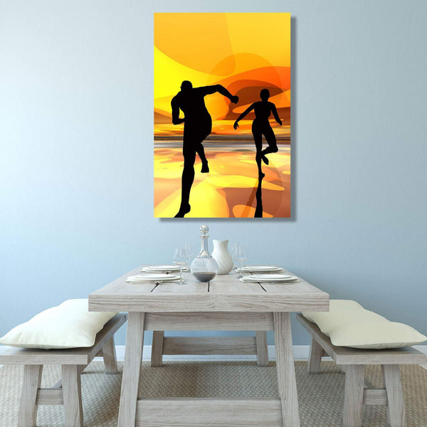 Dancing On A Beach, Digital Art