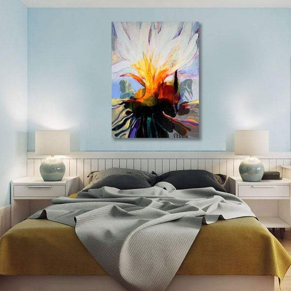 Flower W, Abstract Contemporary Art