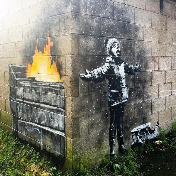 Banksy Seasons Greeting, Street Art