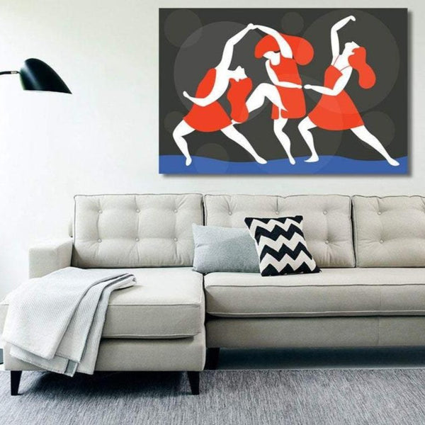 Three dancers, Digital Art