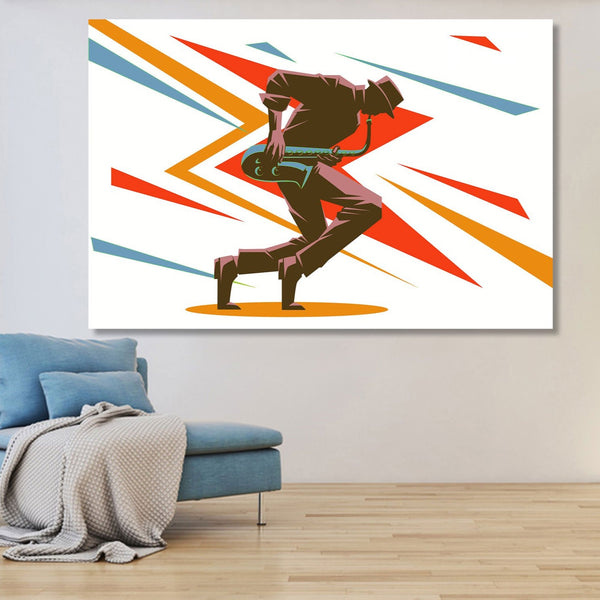 Jazzman Abstract composition, Digital Art