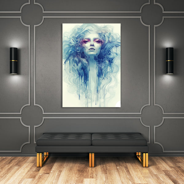 Blue Woman, Digital Art