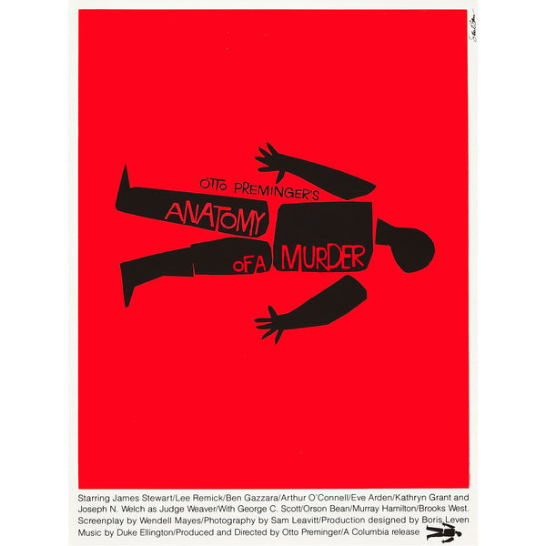 Anatomy of a Murder (1), Movie Poster