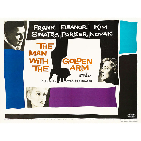 The Man With The Golden Arm (horizontal), Movie Poster