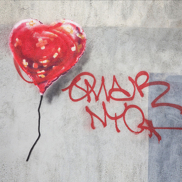 Banksy Bandage Heart, Graffiti
