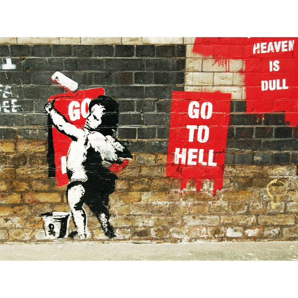 Banksy Go To Hell, Graffiti