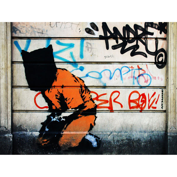 Banksy Prisoner, Graffiti