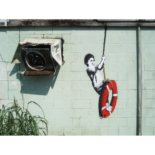 Banksy Swinger in New Orleans, Street Art