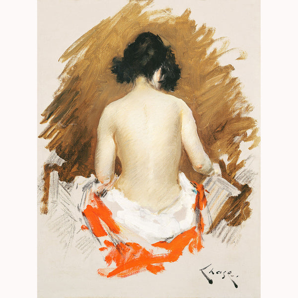 Naked Japanese Woman With Kimono, Reproduction