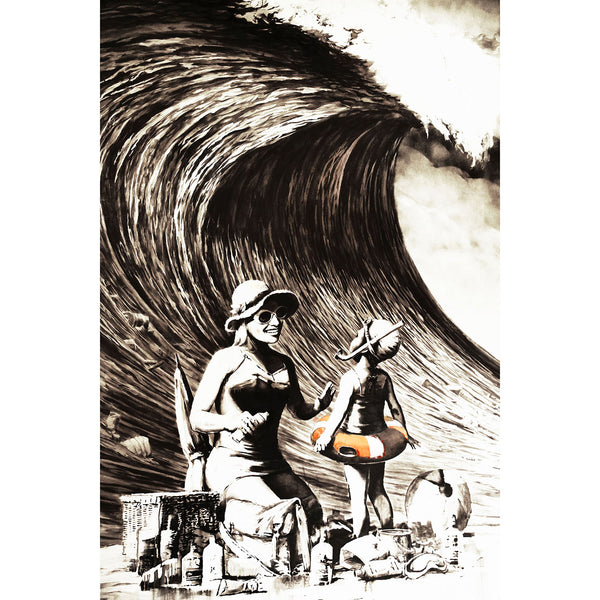 Banksy's Dismaland: Tidal Waves, Graffiti