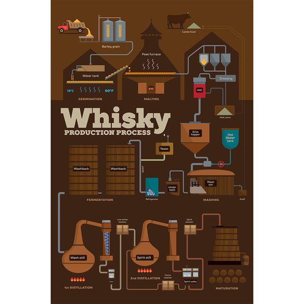 Whisky Production Process, Poster