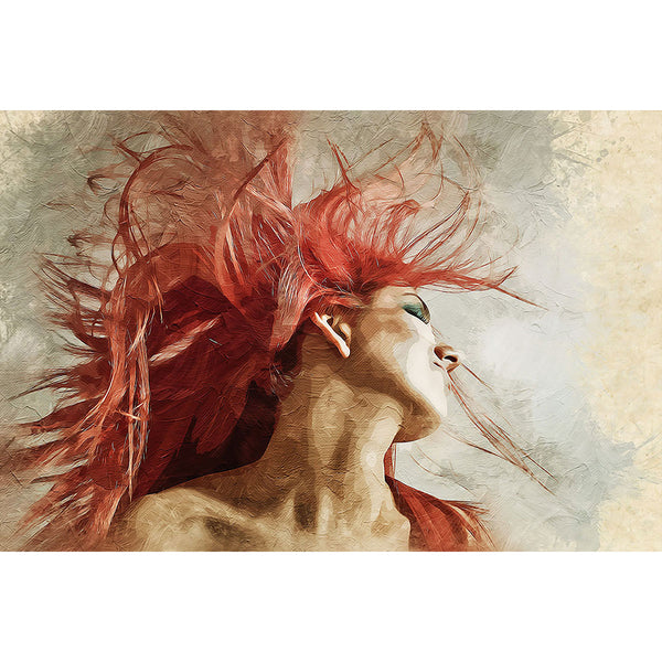 Red Hair Woman, Painting