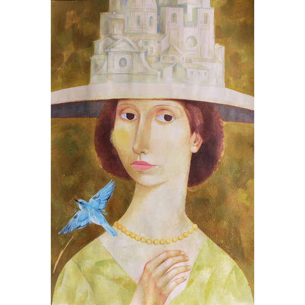 Robin Fly. Woman Portrait, Reproduction