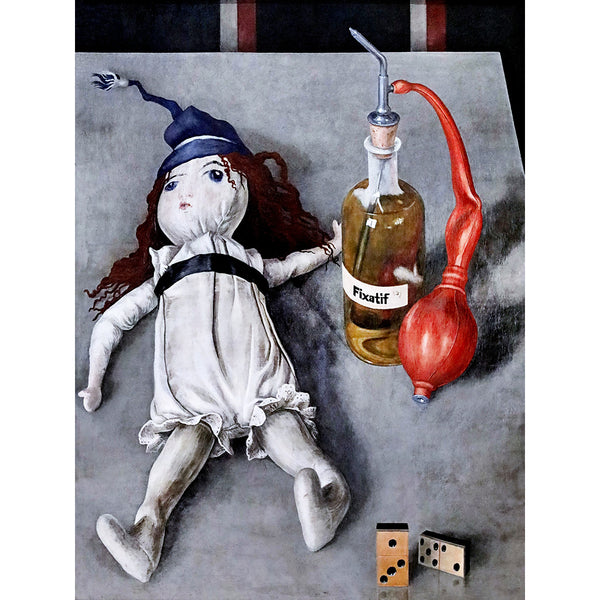 Doll With Fixatif Bottle, Reproduction