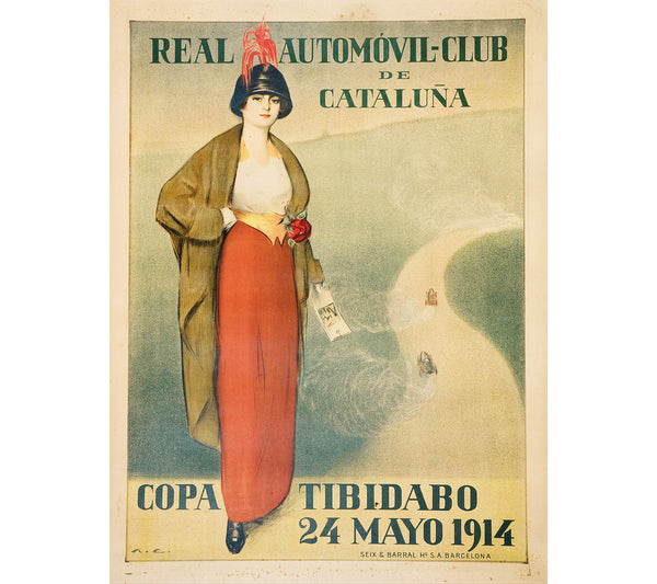Poster Real Automóvil Club De Cataluña, Reproduction
