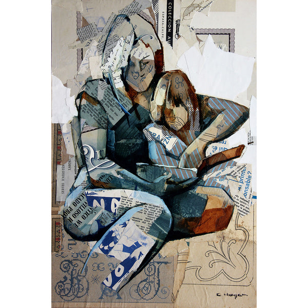 Reading (Lectura 2), Collage
