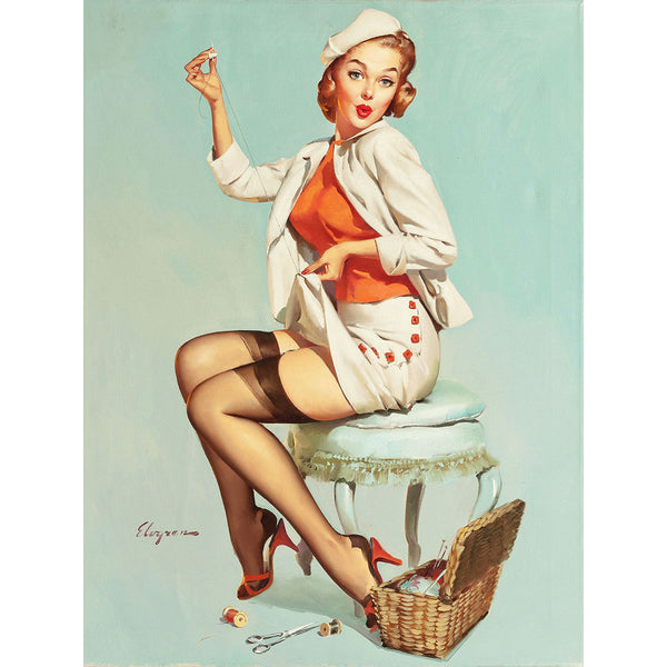 Pin-Up Girl, A Stitch in Time