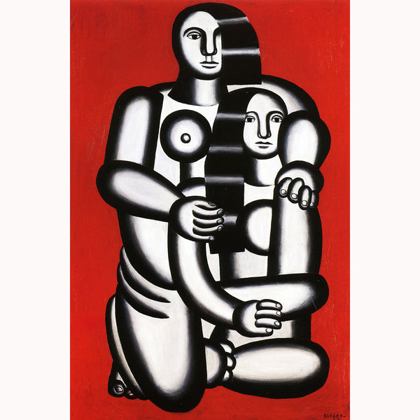 Two Figures Naked On Red, Reproduction
