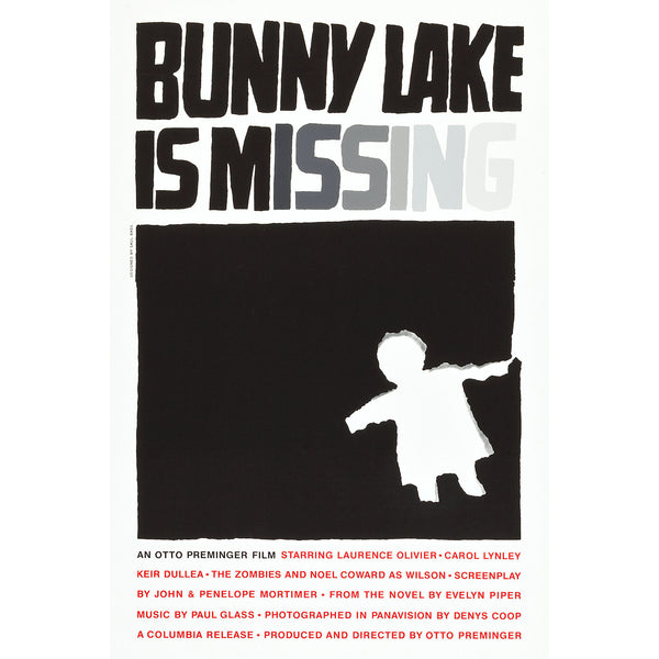 Bunny Lake Is Missing, Movie Poster