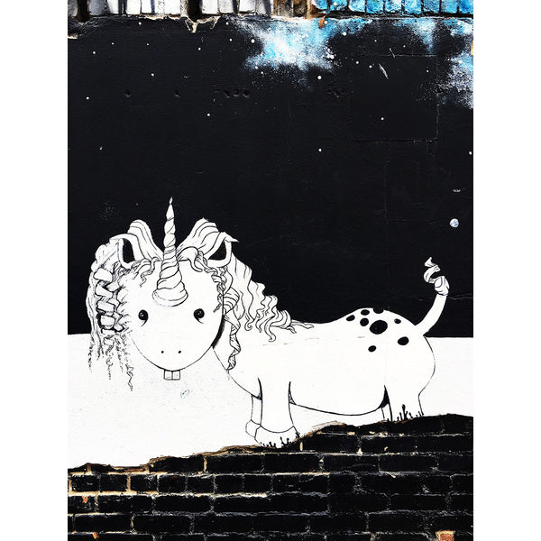Happy Unicorn (No Banksy), Street Art