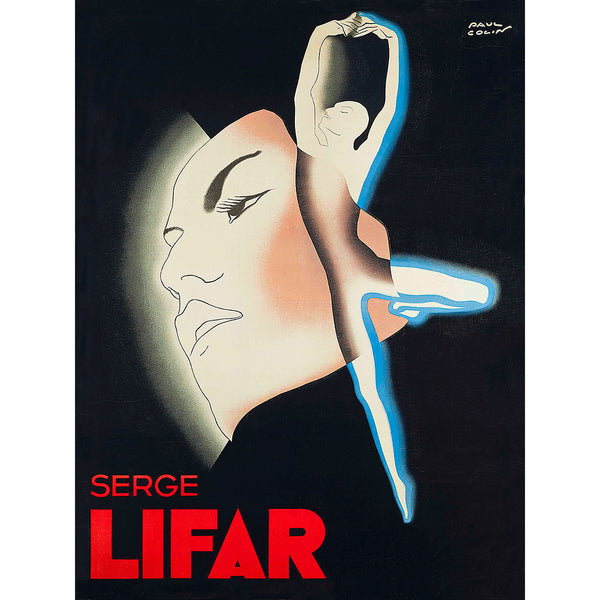 Serge LIFAR Vintage Ballet Poster