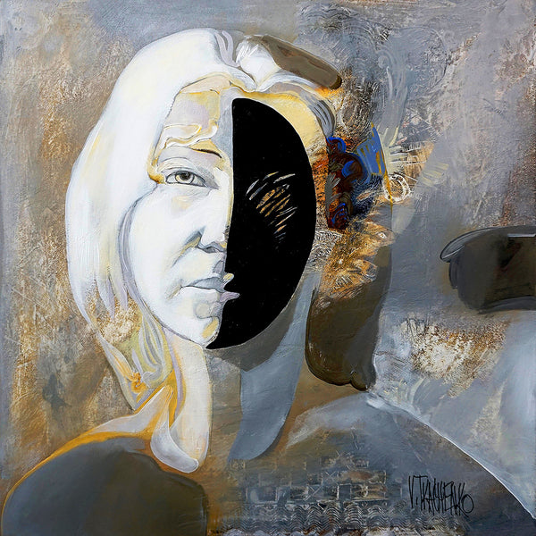 Woman Portrait, Abstract Contemporary Art
