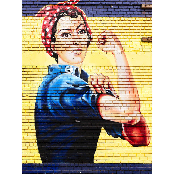 We Can Do It (Rosie the Riveter) Famous Poster, Graffiti