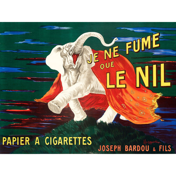 Le Nil Papier A Cigarettes (1913), Vintage Advertising Poster