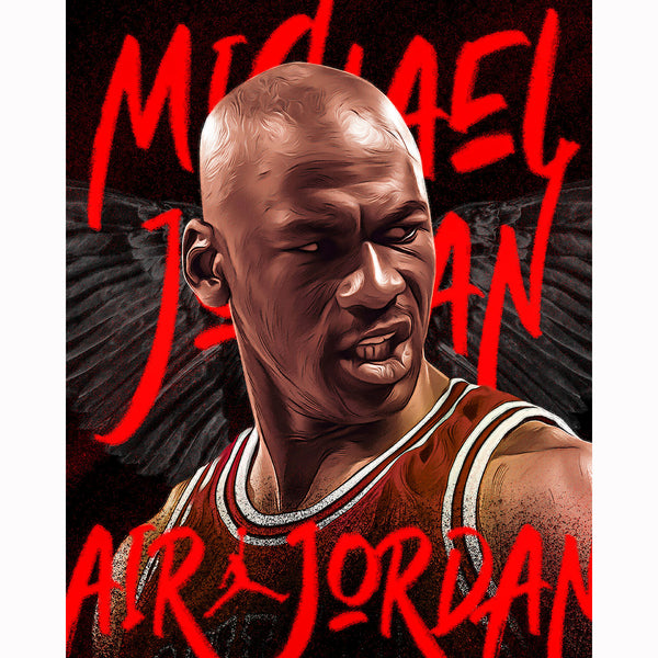Michael Jordan, Pop Art Poster