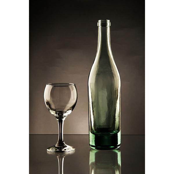 Still Life – Bottle with Glass, Photography