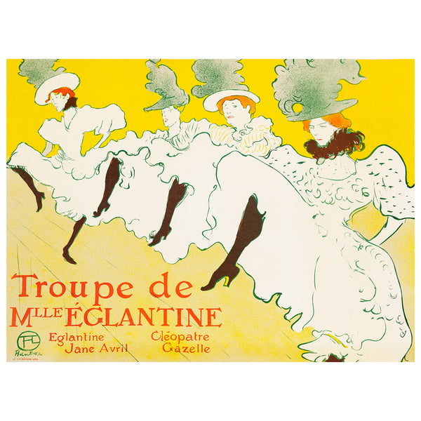 Troupe de Mlle Eglantine, Vintage Poster