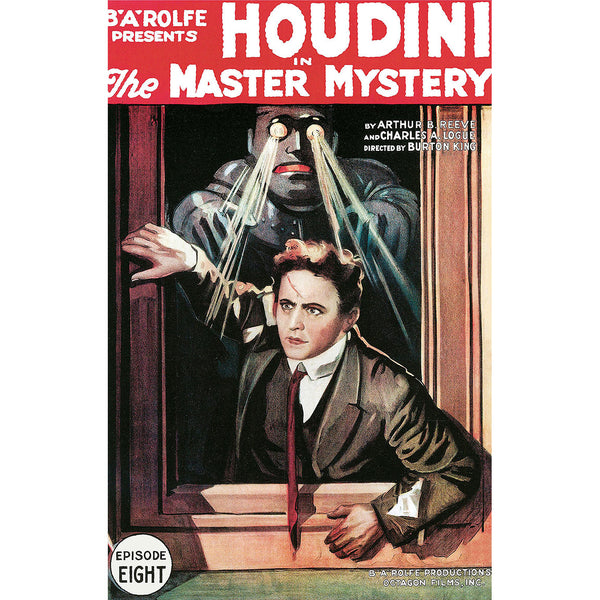 Movie Poster "The Master Mystery" With Harry Houdini
