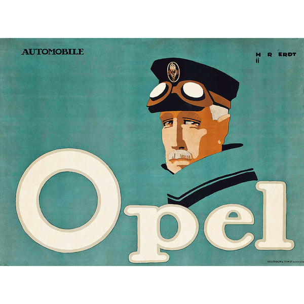 Opel Auto Vintage Poster