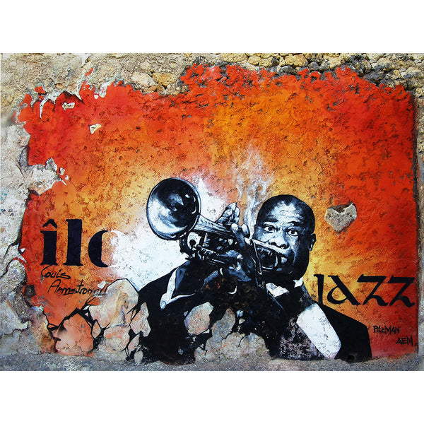 Louis Armstrong Jazz Musician, Graffiti