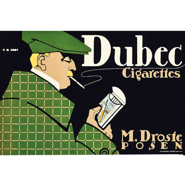 Dubec Cigarettes Vintage Advertisement Poster
