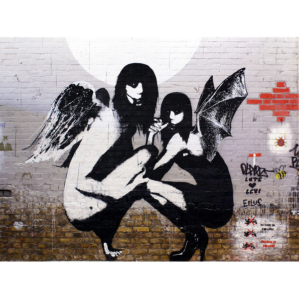 Two Girls Angels, Street Art