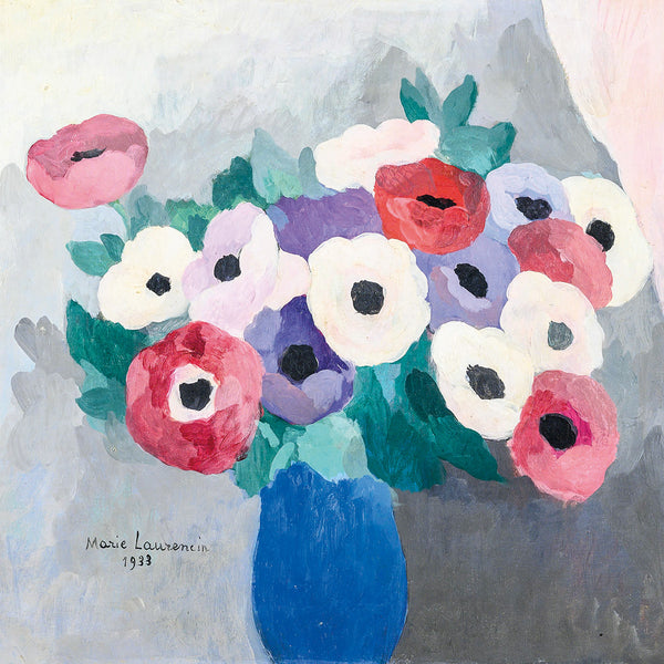 Flowers in Blue Vase, Reproduction
