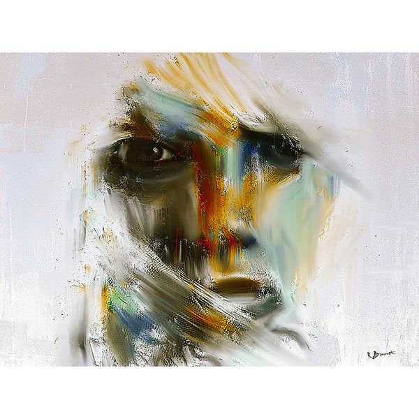 Multicolor, Abstract Woman Portrait