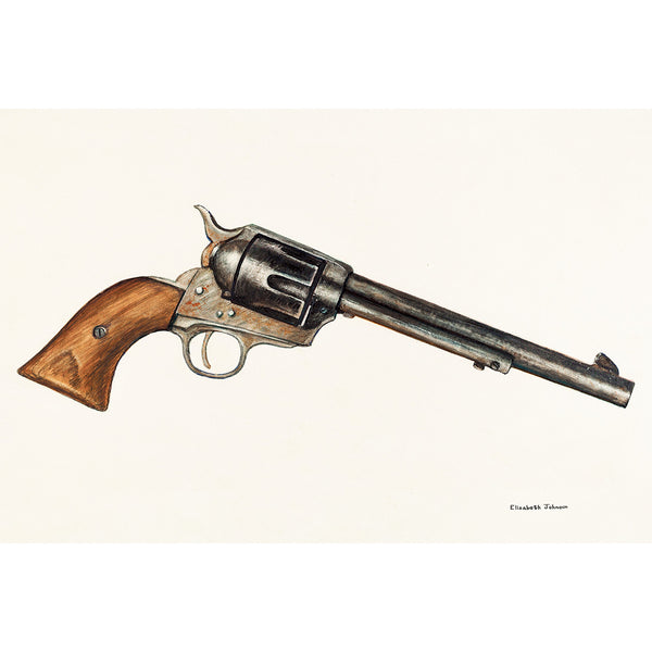Revolver (1942), Vintage Poster by Elizabeth Johnson