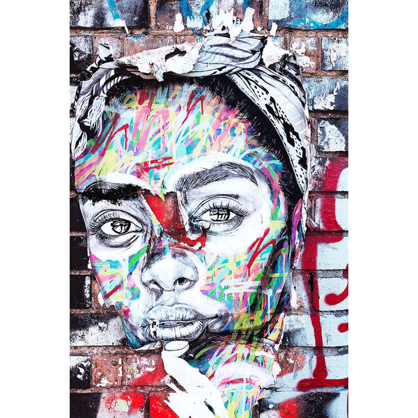 Girl Portrait, Graffiti (Montreal)