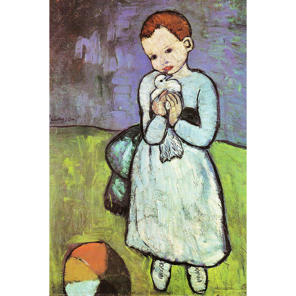Child Holding a Dove, Reproduction