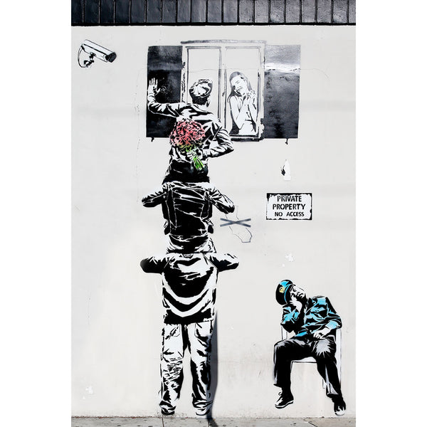 Banksy Valentine's Day Inspired, Graffiti