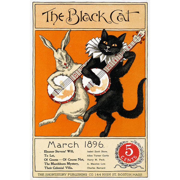 The Black Cat Vintage Magazine Cover