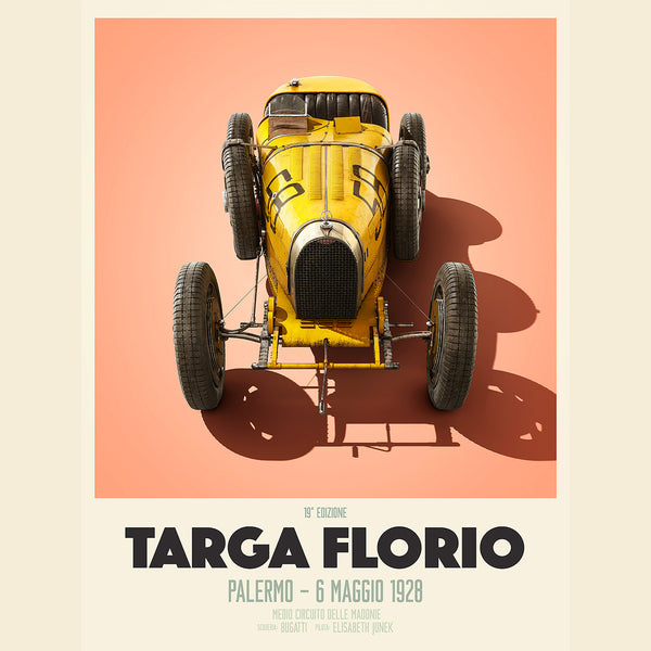 TARGA FLORIO – Palermo 1928, Vintage Poster