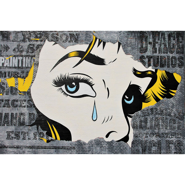 Girl In the Tears, Graffiti (Montreal)
