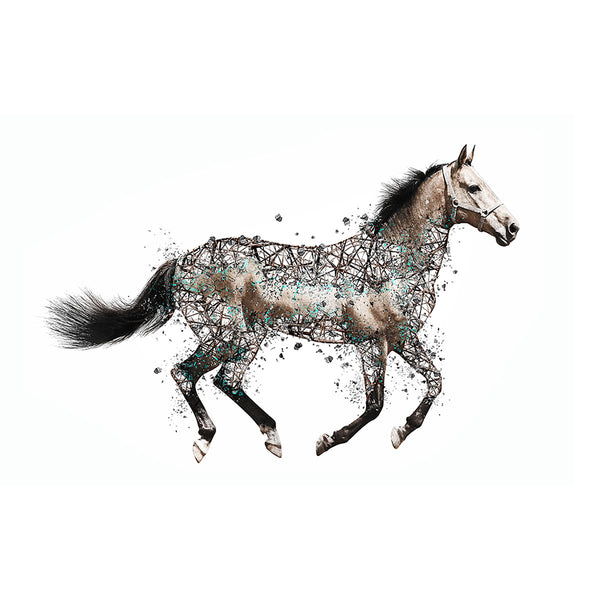 Metal Horse, Digital Art