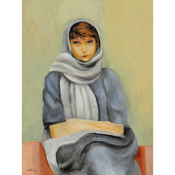 Young Woman With Scarf (1921), Reproduction