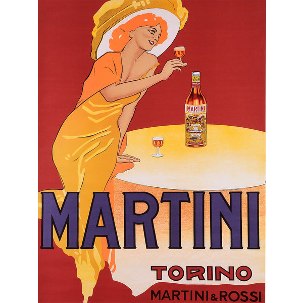 Martini Vermouth Torino, Vintage Advertising Poster